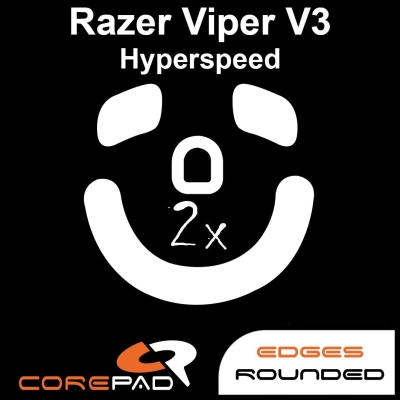 Hyperglides Hypergleits Hypergleids esptiger tiger ice arc v2 Corepad Skatez Razer Viper V3 HyperSpeed Wireless